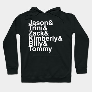 Power Rangers Helvetica List Hoodie